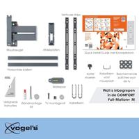 Vogels TVM 3445 TV-beugel 81,3 cm (32) - 165,1 cm (65) Zwenkbaar, Kantelbaar - thumbnail