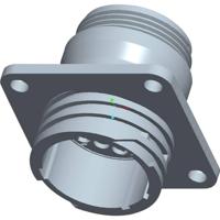 TE Connectivity 206036-1 CPC busbehuizing met rechthoekige flens - thumbnail