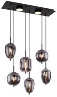 Globo Design hanglampBlacky 5-lichts - 15345-6L - thumbnail