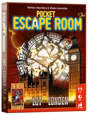 999 Games kaartspel Pocket Escape Room: Het Lot Van London (NL)