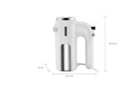Unold 78710 Handmixer 450 W Wit, RVS - thumbnail