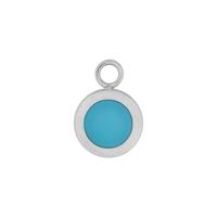 iXXXi Charm Mat Aqua Blauw Zilver - thumbnail