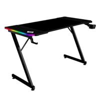 Bureau Gaming Mars Gaming ESCRITORIO ERGO RGB Zwart 120 x 60 cm - thumbnail