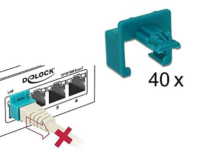 Delock 86446 RJ45 Secure Clip Set van 40 stuks