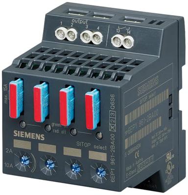 Siemens 6EP19612BA00 DIN-rail netvoeding 24 V/DC 10 A Aantal uitgangen:4 x Inhoud 1 stuk(s)