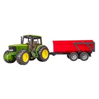 bruder John Deere 6920 met kiepaanhanger modelvoertuig - thumbnail