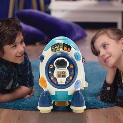 Lexiboek - Mijn raket met sterrenprojector - Ruimtekennis, quizzen, muziek... (Frans) Lexiboek - Mijn raket met sterrenprojector - Ruimtekennis, quizzen, muziek... (Frans)