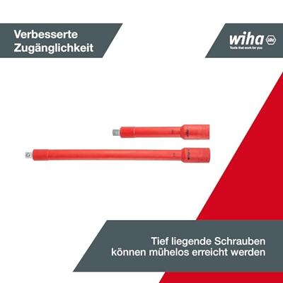 Wiha 43023 | Ratelsleutelset | Geisoleerd | 3/8" | 21-delig - 43023 - thumbnail