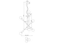 Trio Decoratieve hanglampCross - 306700632 - thumbnail