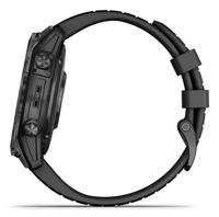 Garmin - Epix Pro (Gen2) - High Performance Connected Watch - 47 mm - staal, grijs met zwarte armband - thumbnail
