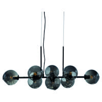By-Boo Hanglamp 'Stellar' 8-lamps, kleur Zwart - thumbnail
