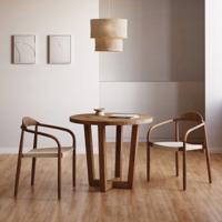 Kave Home Ronde Bistrotafel 'Nahla' Acaciahout, 90cm - thumbnail