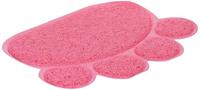 TRIXIE SCHOONLOOPMAT VOOR KATTENBAKKEN POOT PVC ROZE 40X30 CM 2 ST - thumbnail