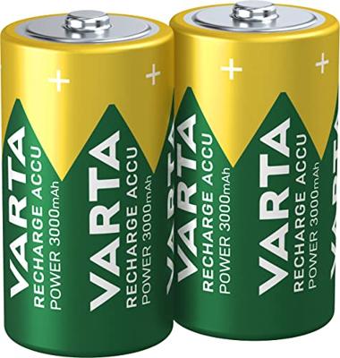 VARTA oplaadbare accu Ready2Use C 3000 mAh 2-Pack zwart