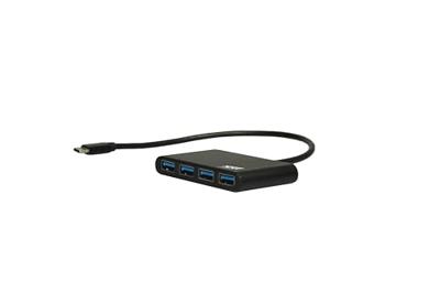 PORT Designs 900123 USB-C (USB 3.2 Gen 2) multiport hub 4 poorten Zwart