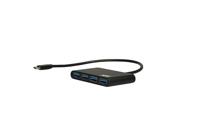 PORT Designs 900123 USB-C (USB 3.2 Gen 2) multiport hub 4 poorten Zwart - thumbnail