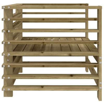 Tuinstoelen 2 st gempregneerd hout Tuinstoelen 2 st gempregneerd hout
