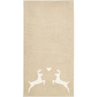 Cawö Cawö Alpenchic Edition Hert 6228 Douchelaken 70x140 beige - thumbnail