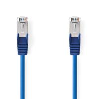 Nedis CCGL85121BU20 Cat5e-kabel Sf/utp Rj45 Male Rj45 Male 2.00 M Rond Pvc Blauw Label - thumbnail