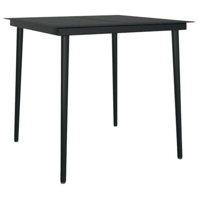 5-delige Tuinset met kussens poly rattan glas bruin - thumbnail