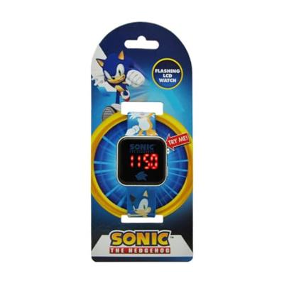 Sonic LED Horloge Blauw Sonic LED Horloge Blauw