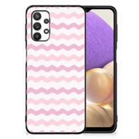 Samsung Galaxy A32 5G Back Case Waves Roze - thumbnail
