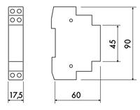 Wallair 1IO0171 Schakelklok Analoog Dagprogramma 3500 W IP20 Gangreserve - thumbnail