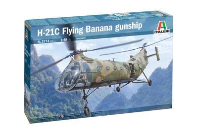 Italeri 1/48 H-21C flying banana gunschip