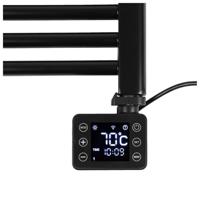 Elektrische Handdoekradiator Eurom Sani Towel 800W 110x50 cm Met Wifi Zwart Eurom - thumbnail
