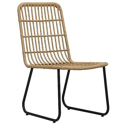 3-delige Bistroset poly rattan eikenkleurig 3-delige Bistroset poly rattan eikenkleurig