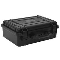VidaXL Flightcase draagbaar 47x36x18 cm pp zwart - thumbnail