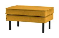 WOOOD Hocker 'Rodeo' Velvet, kleur Oker - thumbnail