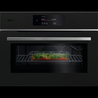 AEG TK8NK72FT Inbouw oven met magnetron Zwart