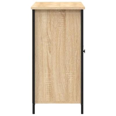 Dressoir 100x35x70 cm bewerkt hout sonoma eikenkleurig