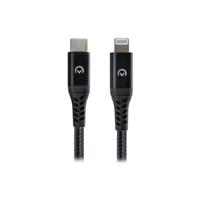 Mobilize Strong Nylon Cable USB-C to MFi Lightning 1m. 60W Black - thumbnail