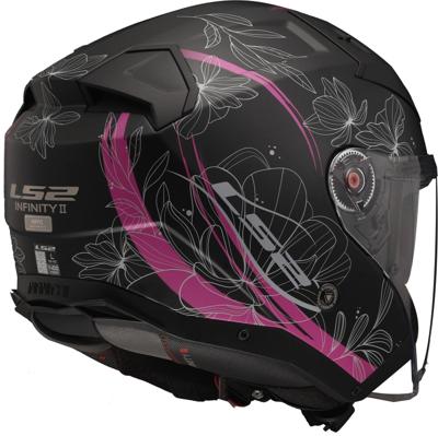 LS2 jethelm "of603 infinity ii lotus" helmet infinity ii lotus sw/rs matt gr. xs