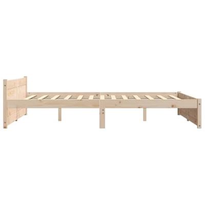 Bedframe massief hout 135x190 cm