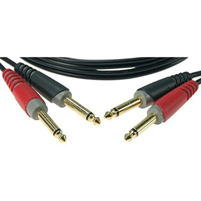 Klotz AT-JJ0100 2x jackplug 2p - 2x jackplug 2p 1m verloopkabel - thumbnail