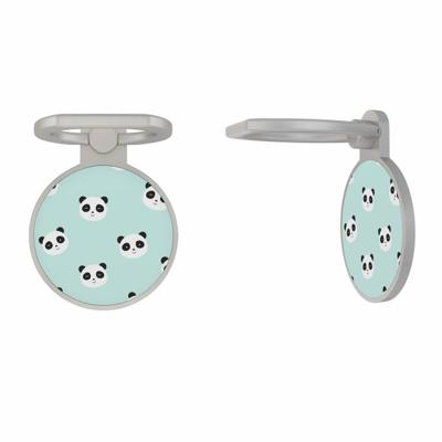 Zilveren telefoon ring houder - Panda print Zilveren telefoon ring houder - Panda print