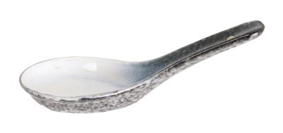 Aziatische Soeplepel - Tajimi - Grijs-Wit Marmer Effect - 13.5cm Aziatische Soeplepel - Tajimi - Grijs-Wit Marmer Effect - 13.5cm