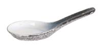 Aziatische Soeplepel - Tajimi - Grijs-Wit Marmer Effect - 13.5cm - thumbnail