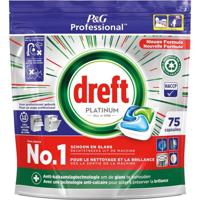 Dreft Platinum Regular vaatwastabletten, pak van 75 capsules - thumbnail