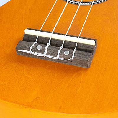 Cascha HH 3964 sopraan ukelele geel met tas en plectra