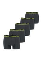 Head Boxershorts 5-pack Phantom / Lime Punch-S - thumbnail