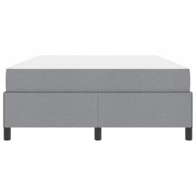 Boxspring bed Lichtgrijs en zwart 140 x 200 cm