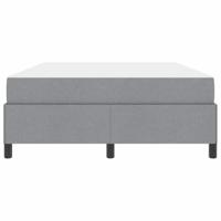 Boxspring bed Lichtgrijs en zwart 140 x 200 cm - thumbnail