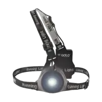 Outwet Gato high-viz chest light usb black one size - thumbnail