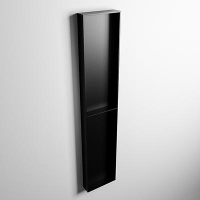 MONDIAZ EASY Nis 89,5x29,5cm in solid surface kleur Urban | Urban. 2 vakken geschikt voor in- of opbouw