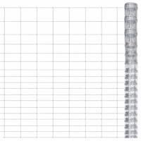 VidaXL Hek 50x1,25 m gegalvaniseerd staal zilverkleurig - thumbnail