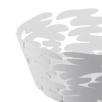 Alessi Barket Schaal wit RVS 18 cm - thumbnail